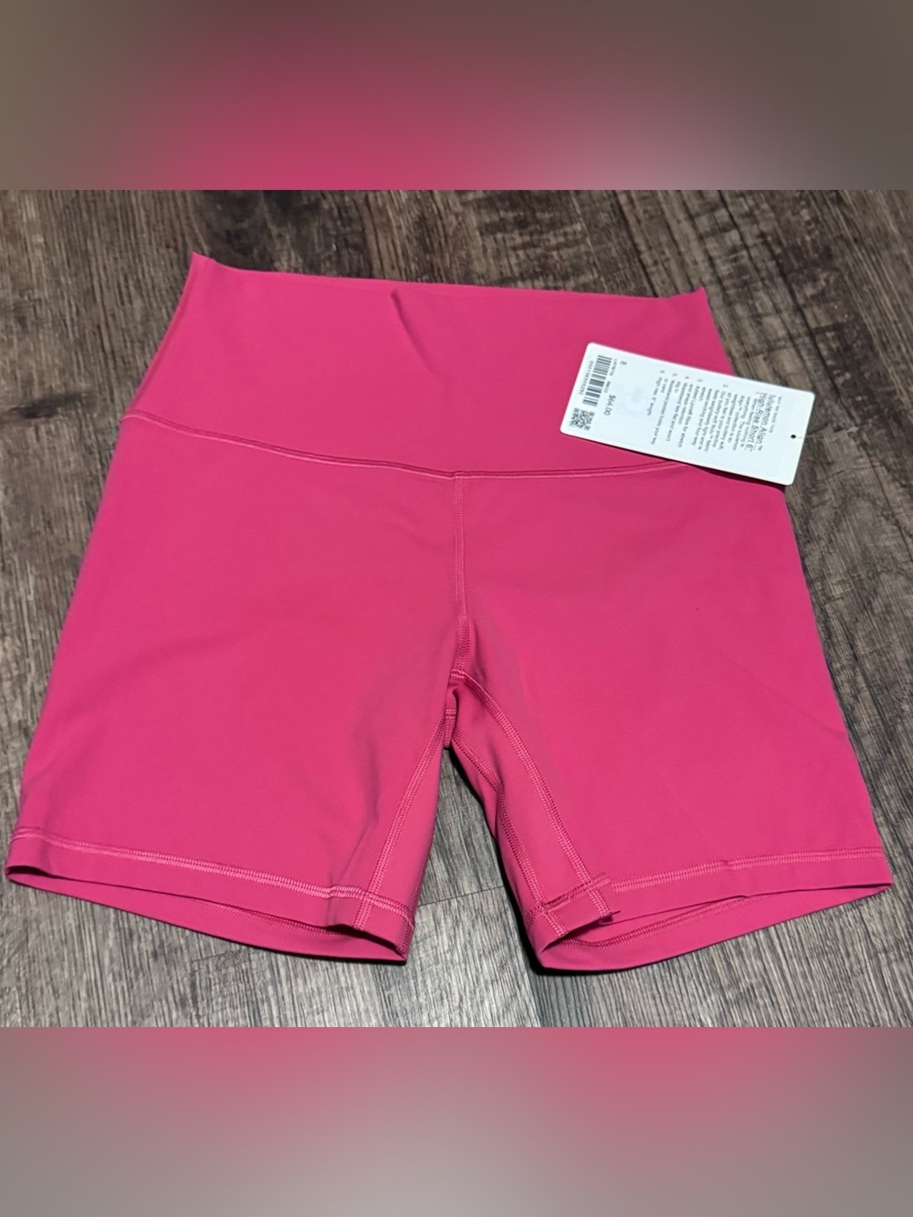 Lululemon Align High Rise Short 6” - Raspberry Coulis